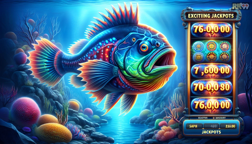 Boss cá Hải Vương trong game với phần thưởng jackpot hấp dẫn