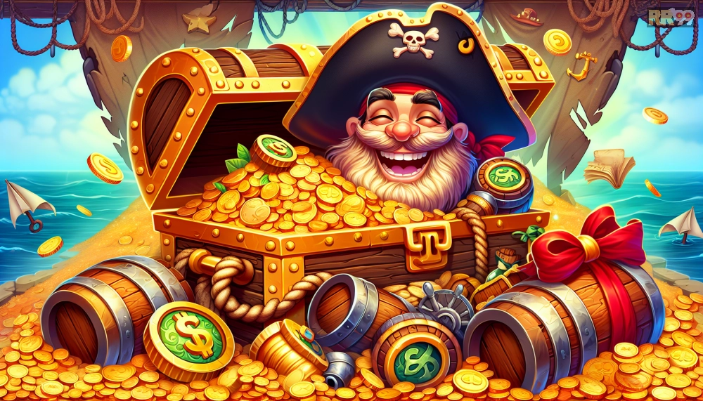 Hình ảnh minh họa kho báu trong Pirate's Plenty