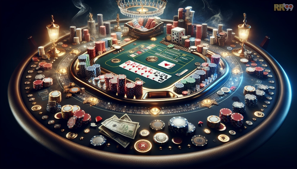 Bàn chơi Poker Texas Hold'em chuyên nghiệp tại RR99
