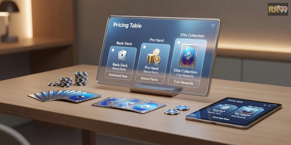 Bảng giá chi tiết các gói tải và nạp game bài rr99 năm 2025