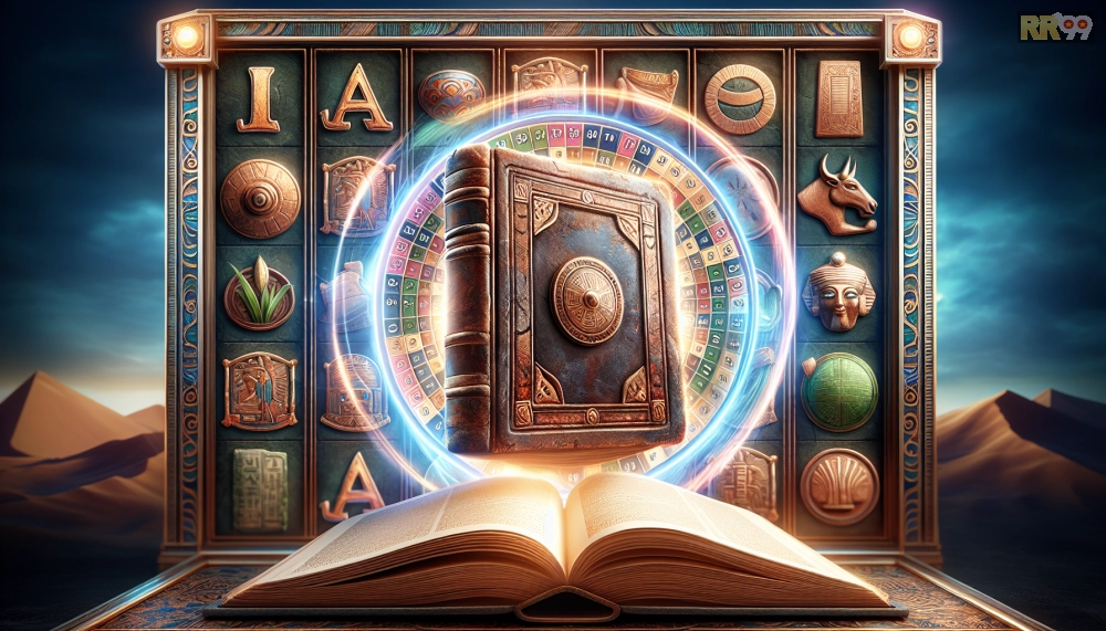 Hình ảnh gameplay Book of Ra Deluxe với biểu tượng sách cổ