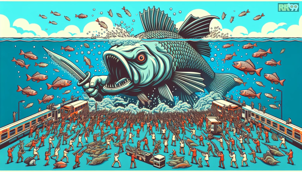 Chú cá boss khổng lồ trong chế độ Mega Fish RR99