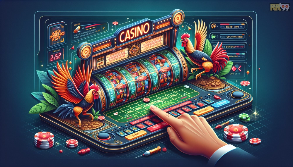 Giao diện premium của casino đá gà rr99 với các tính năng cá cược nâng cao