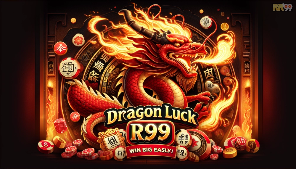 Dragon Luck RR99 với hình rồng phun lửa và biểu tượng may mắn