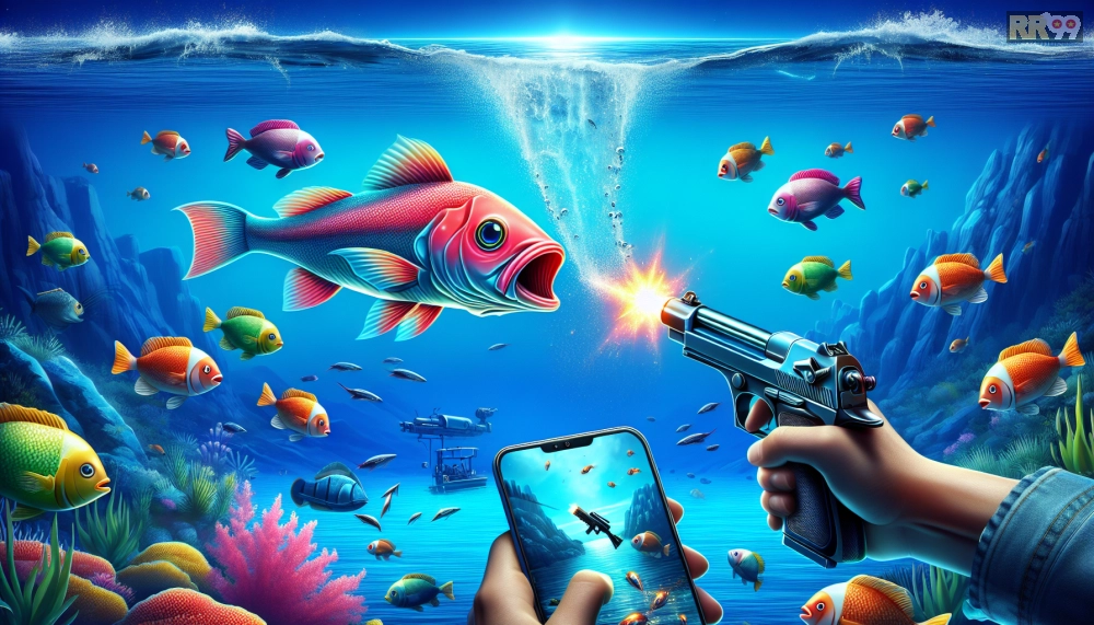 Gameplay sống động của game bắn cá RR99 với hiệu ứng bắn súng dưới đại dương