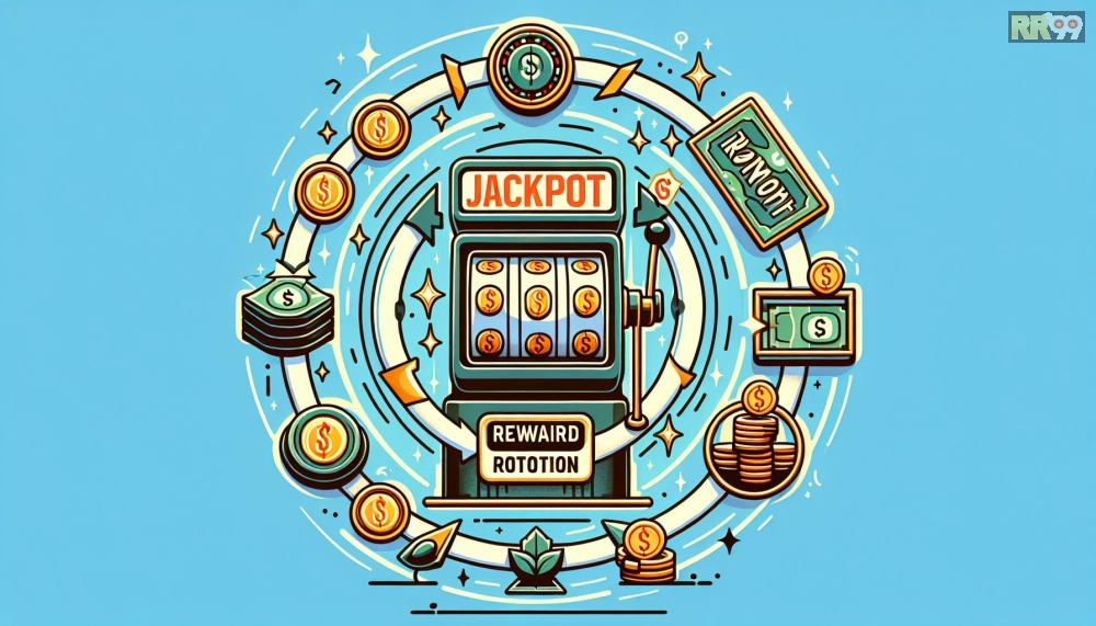 Giải thích chi tiết khái niệm chơi game nổ hũ RR99 với hình ảnh minh họa cơ chế quay thưởng