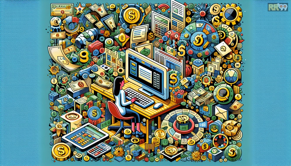 Đồ họa minh họa khái niệm xổ số miền nam rr99 với các loại hình quay thưởng trực tuyến