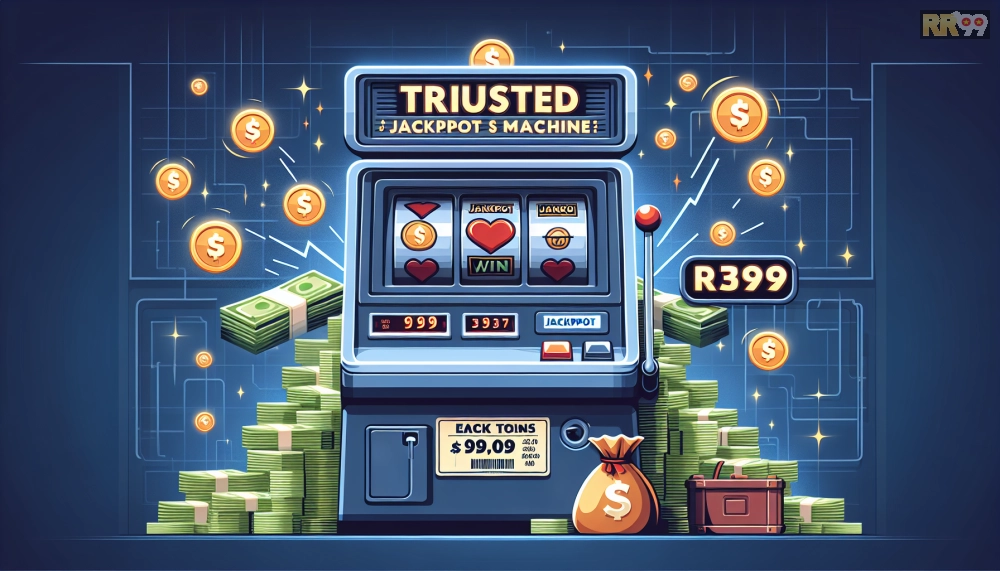 Giới thiệu khái niệm nổ hũ uy tín rr99 với hình ảnh minh họa jackpot lớn