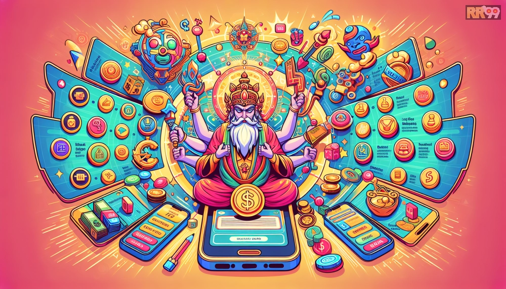 Giới thiệu tổng quan về trò chơi nổ hũ thần tài rr99 với hình ảnh minh họa giao diện