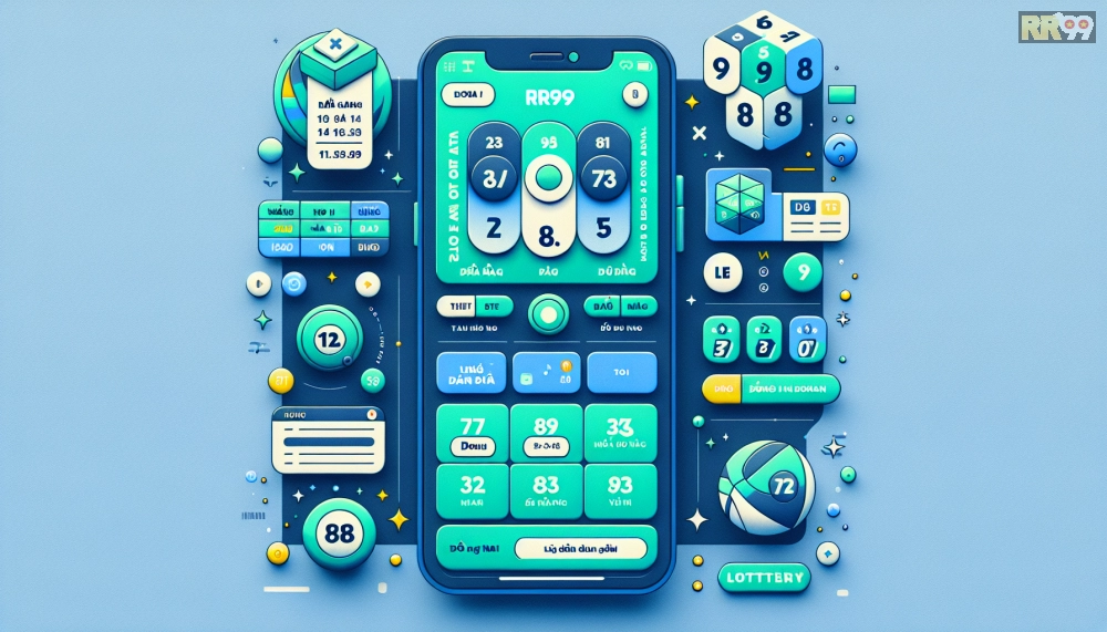 Giao diện ứng dụng RR99 cho xổ số đồng nai rr99