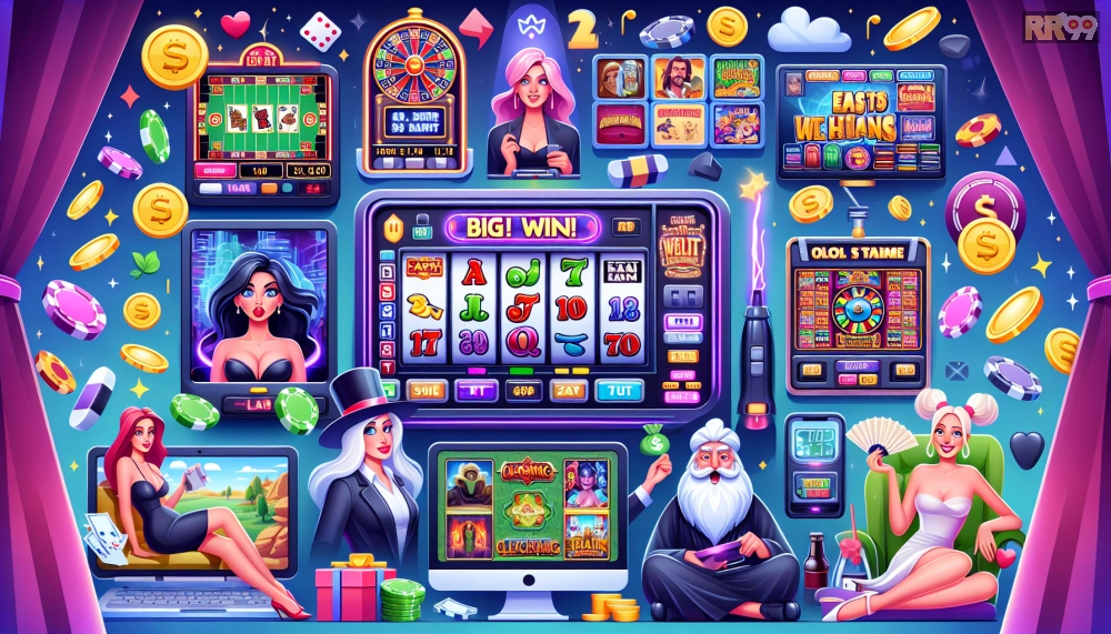 Hình ảnh giao diện VinWin RR99 với các trò chơi nổ hũ phổ biến