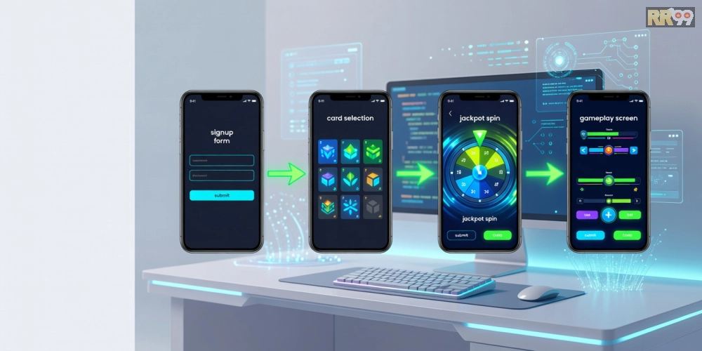 Các bước đăng ký và chơi game bài nổ hũ rr99 đơn giản
