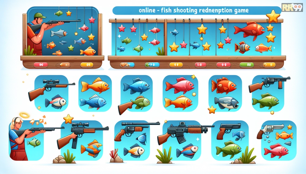 Luật chơi cơ bản trong game bắn cá đổi thưởng online rr99 với các cấp độ cá và vũ khí