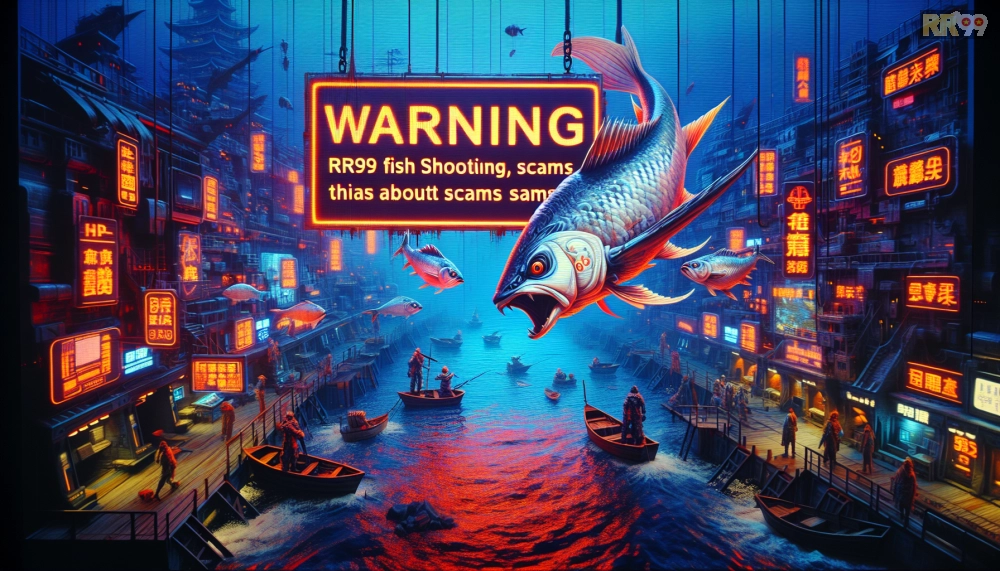 Hình ảnh cảnh báo lừa đảo trong game bắn cá rr99