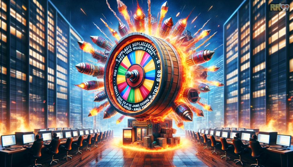 Hình ảnh vòng quay nhanh trong Nổ Hũ Siêu Tốc RR99