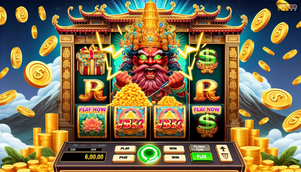 Hình ảnh minh họa trò chơi Nổ Hũ Thần Tài với jackpot hấp dẫn
