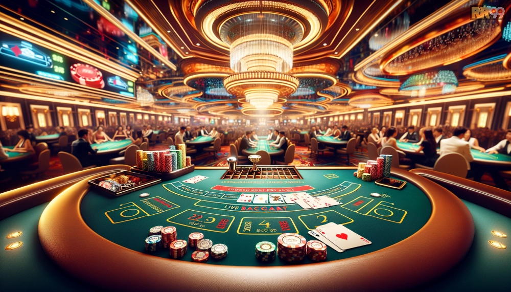 Trò chơi baccarat trực tiếp trên Pragmatic Play RR99