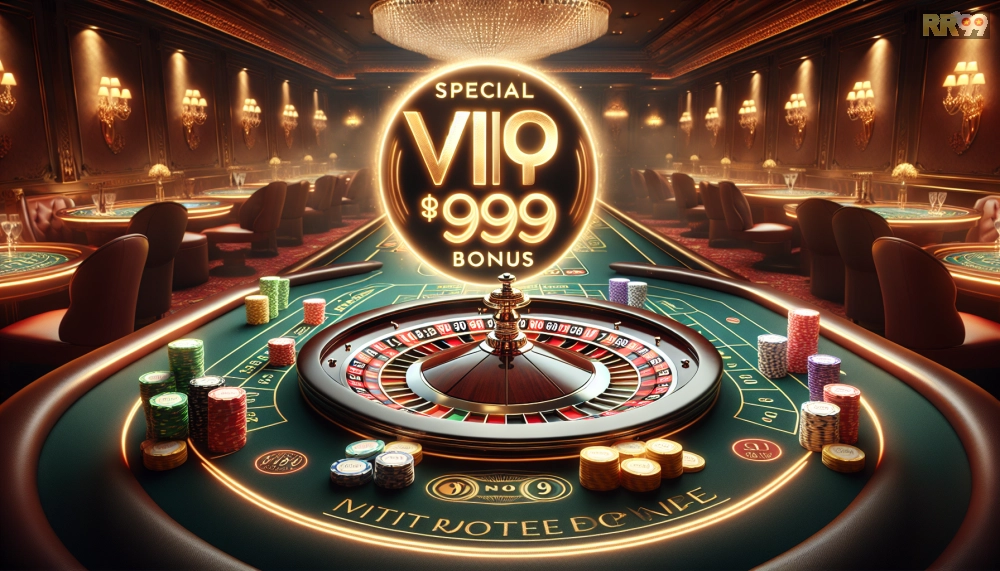 Caption minh họa bàn roulette vip với ưu đãi khuyến mãi rr99