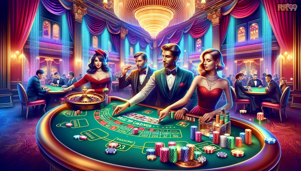 Giao diện trực tiếp casino RR99 Live với dealer chuyên nghiệp