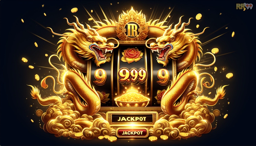 Slot Rồng Vàng RR99 với biểu tượng jackpot hấp dẫn