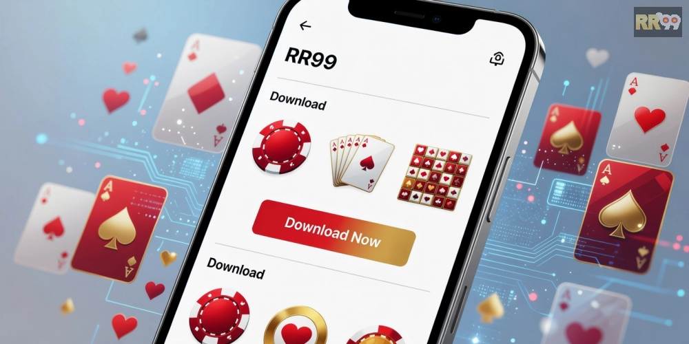 Minh họa giao diện tải game bài rr99 cơ bản với các tính năng chính