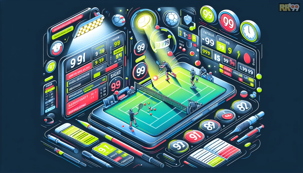 Minh họa giao diện tin thể thao rr99 với các trận đấu nổi bật