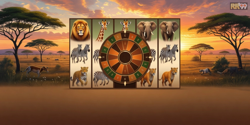 Giao diện hấp dẫn của game Mega Moolah trên RR99 với hũ nổ lớn