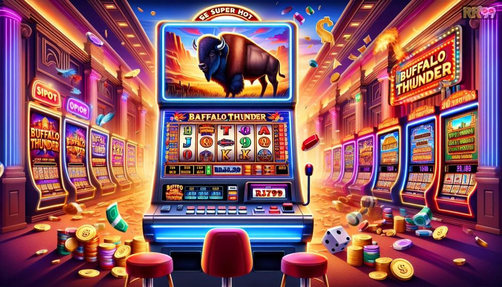 Trải nghiệm gameplay Buffalo Thunder trên rr99