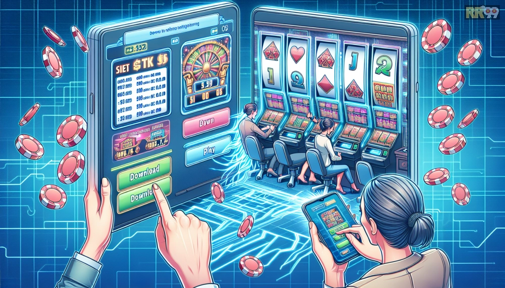 Hình minh họa người chơi quay nổ hũ trên W88 RR99