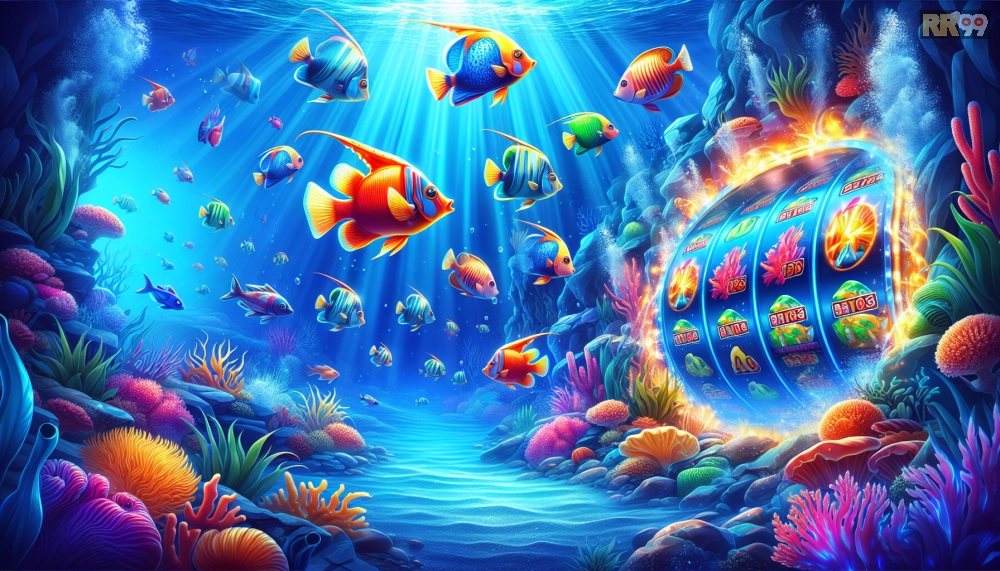 Trò chơi bắn cá nổ hũ RR99 với giao diện đại dương sống động