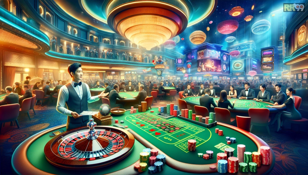 Trò chơi casino live tại mBit Casino RR99 với dealer thực tế
