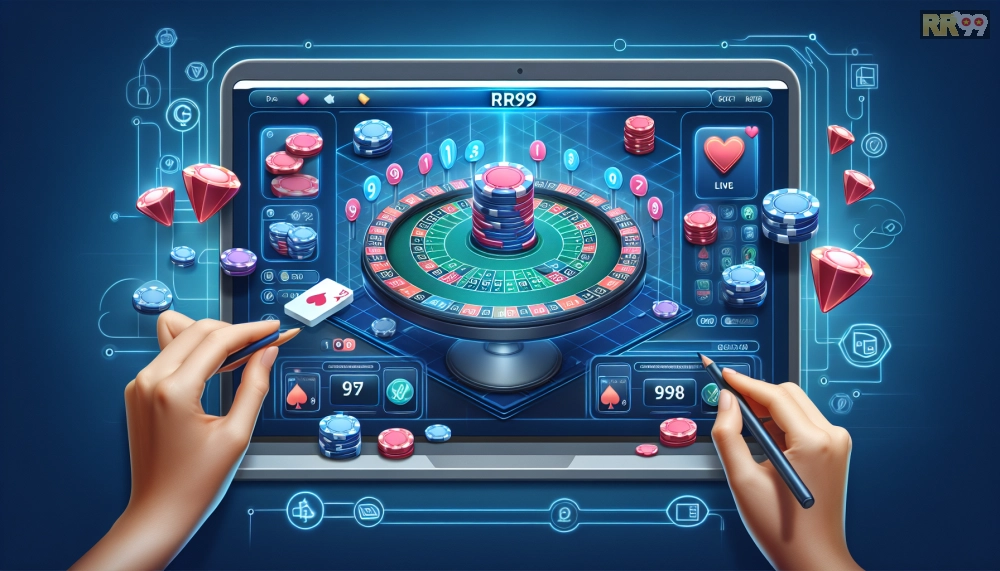 Giải thích chi tiết khái niệm trực tiếp casino rr99 với hình minh họa giao diện nền tảng