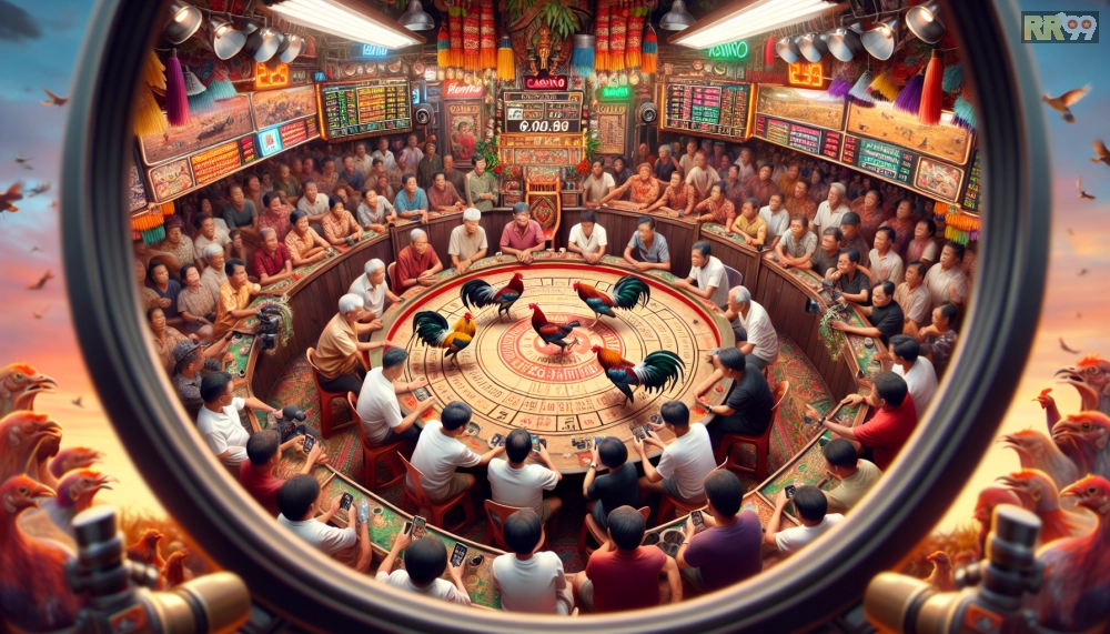 Trận đấu đá gà trực tiếp từ trường gà Campuchia trên RR99