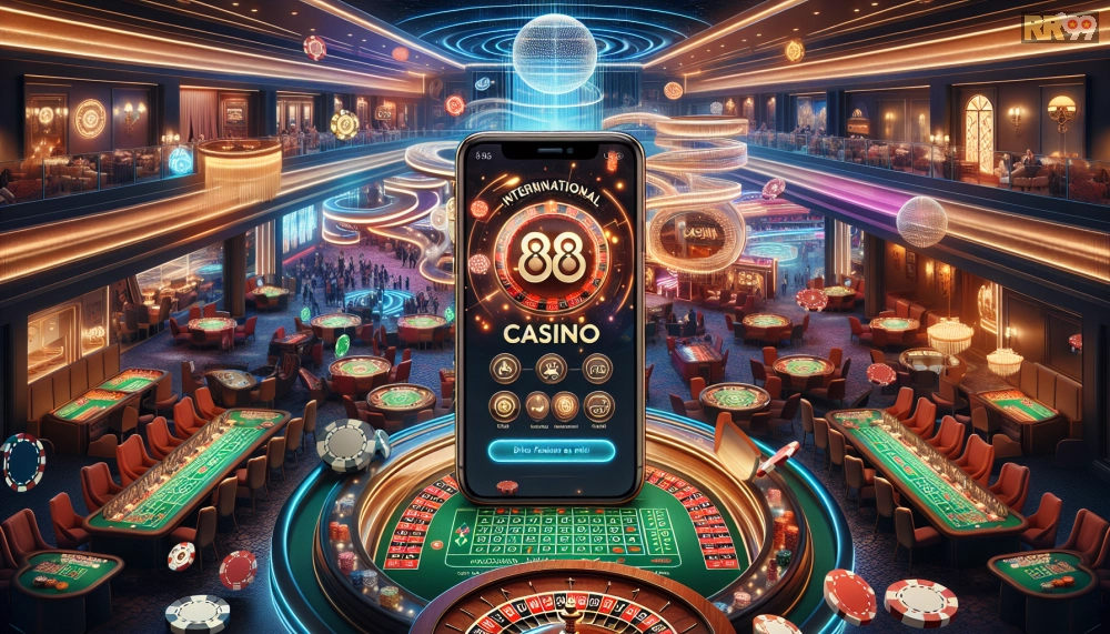 Ứng dụng di động của 888 Casino với tính năng nổi bật