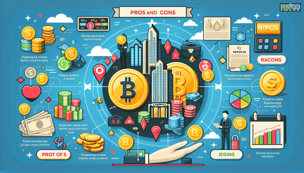 Infographic ưu nhược điểm Crypto Casino RR99